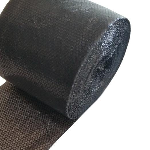 

☈ Bubble Wrap 50m x 30cm BLACK (HITAM) premium delkomas ♠