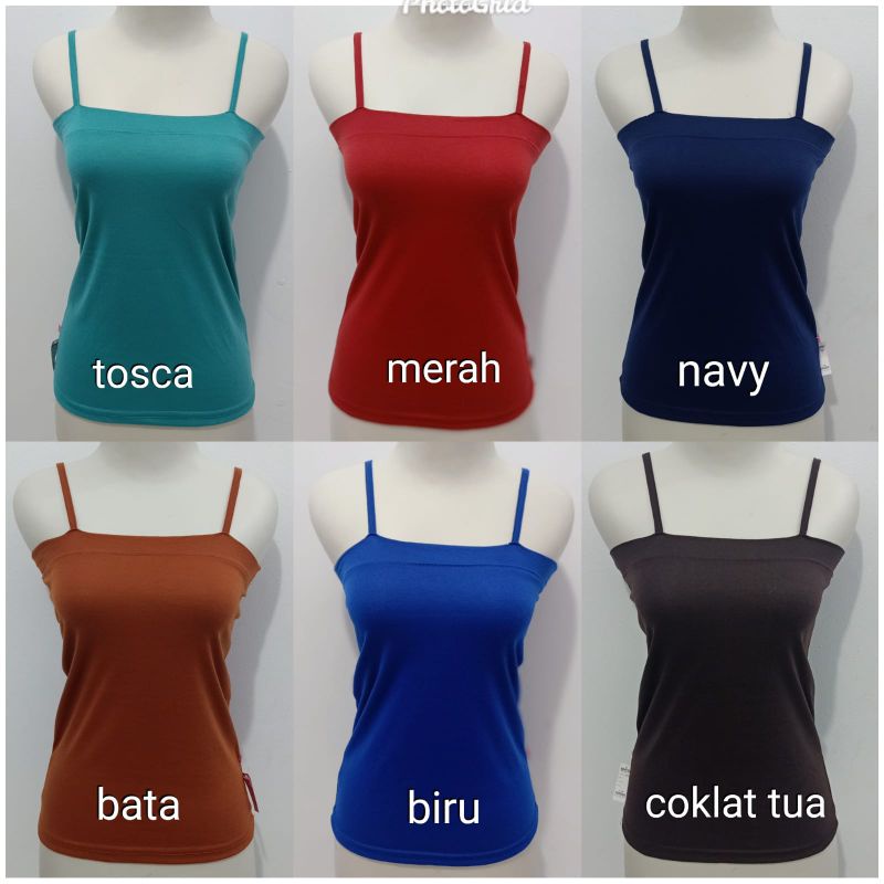 TANKTOP KOREA SQUARE NECK - TANKTOP SUPER SOFT