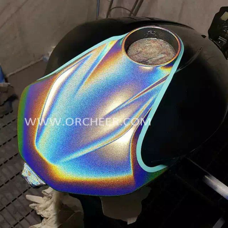 Cat Bunglon Hologram/Pelangi 5 Warna