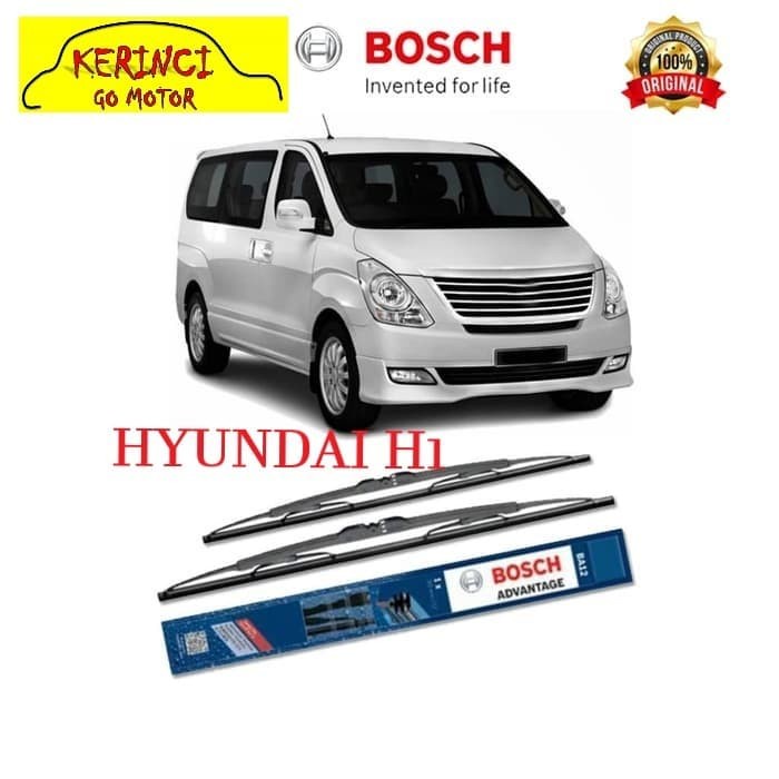 WIPER HYUNDAI H1 BOSCH ADVANTAGE 24&quot; &amp; 16&quot; SEPASANG - WIPER HYUNDAI