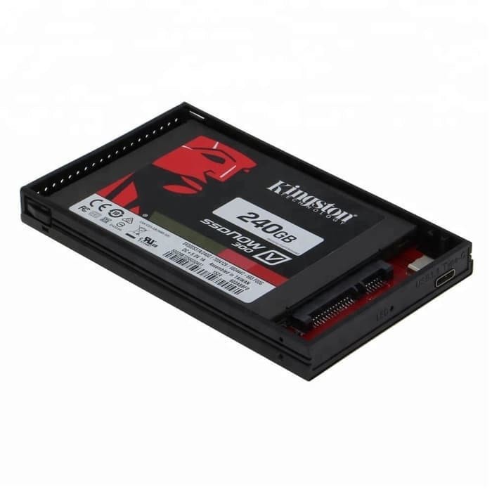 Case Hardisk USB3.1 Type C To SATA III 2.5&quot; inch HDD/SSD Aluminium Box 3.1