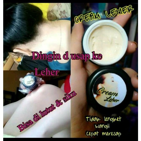 BPOM Cream Leher / Pemutih Leher dan Badan Krim Leher mengangkat daki / memutihkan kulit Original