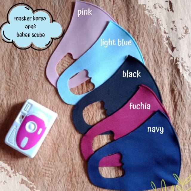 masker anak korea scuba 12 pcs