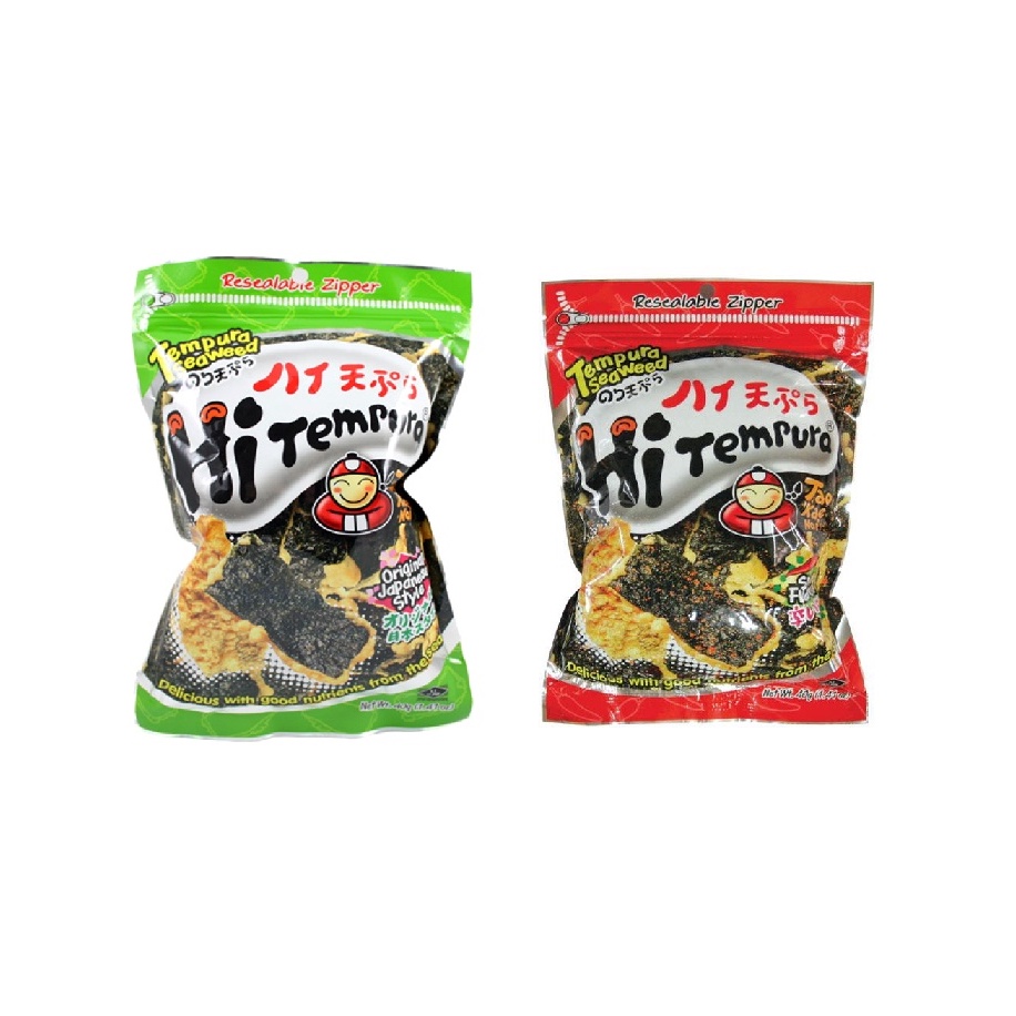 

Tao Kae Noi Tempura Seaweed 40gr Original// Spicy