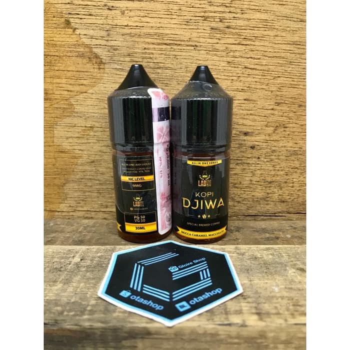 Salt Nic -- Kopi Djiwa Mocca Caramel Macchiato by Lab51 30ml 9mg liquid pod pods premium cukai lokal