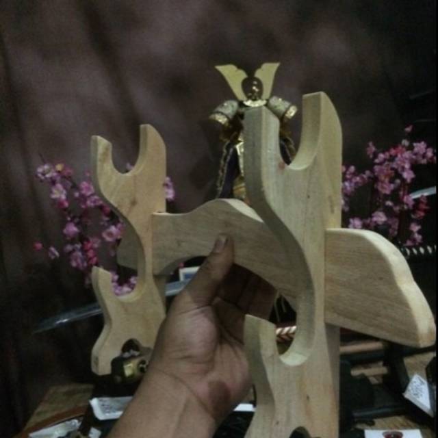 Dudukan pedang dinding dudukan katana pedang samurai