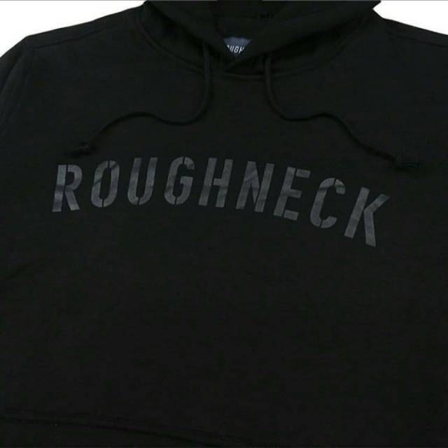 HOODIE ROUGHNECK WARNA HITAM