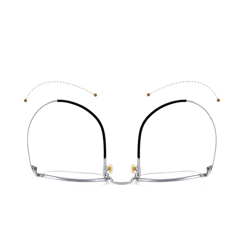 AFM Kacamata Lensa Photocromic  Anti Radiasi Wanita Pria Kacamata Bingkai Titanium