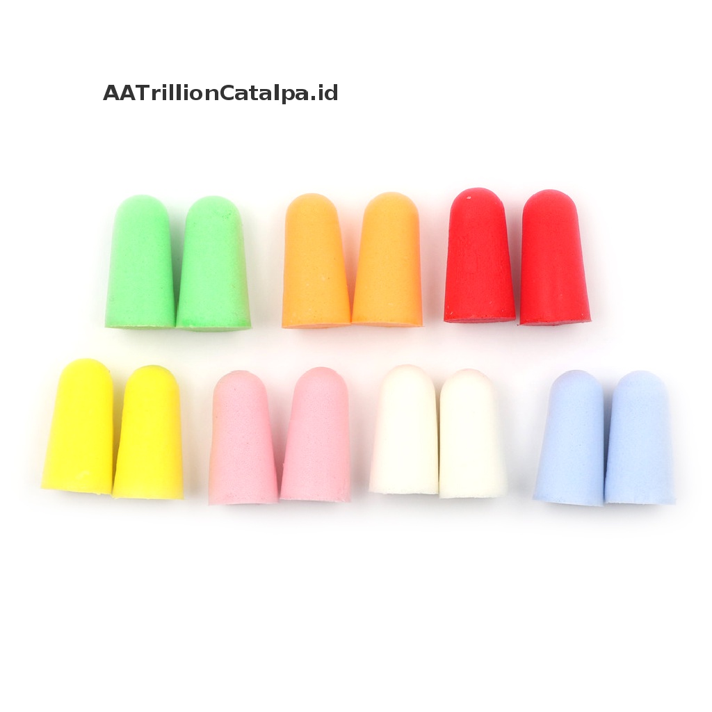 20 Pcs Earplugs Bahan Busa PU Anti Bising Untuk Tidur