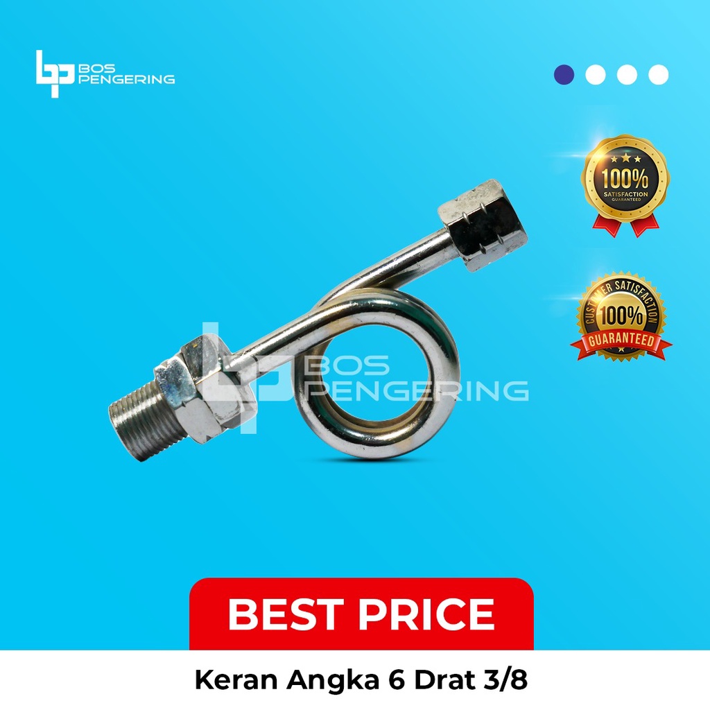 Pipa Angka 6 Keran Bar Meter Angka 6 Pipa Syphon Boiler