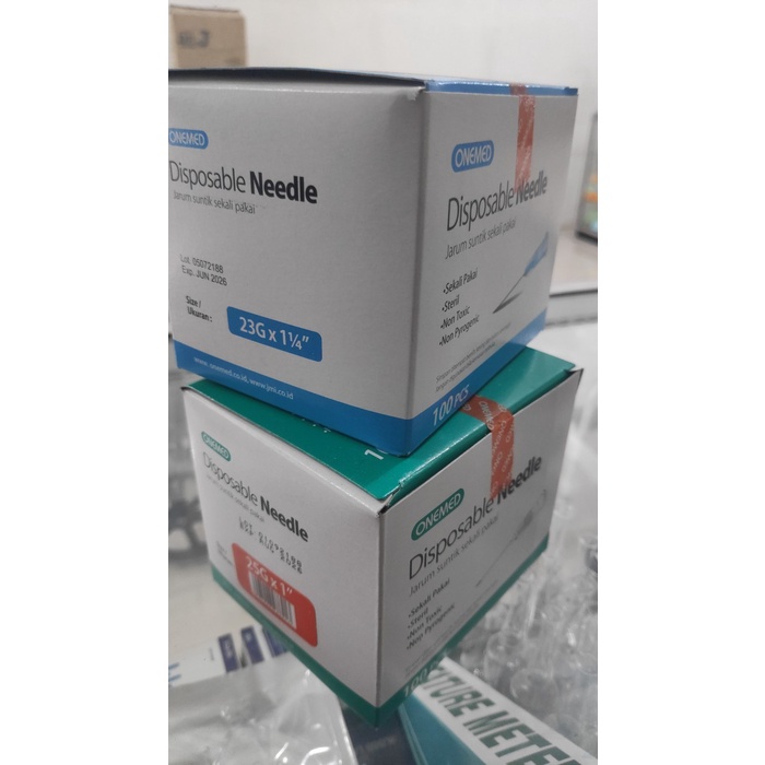 DISPOSABLE NEEDLE ONEMED 18G, 23G, 25G, 27G, 30G