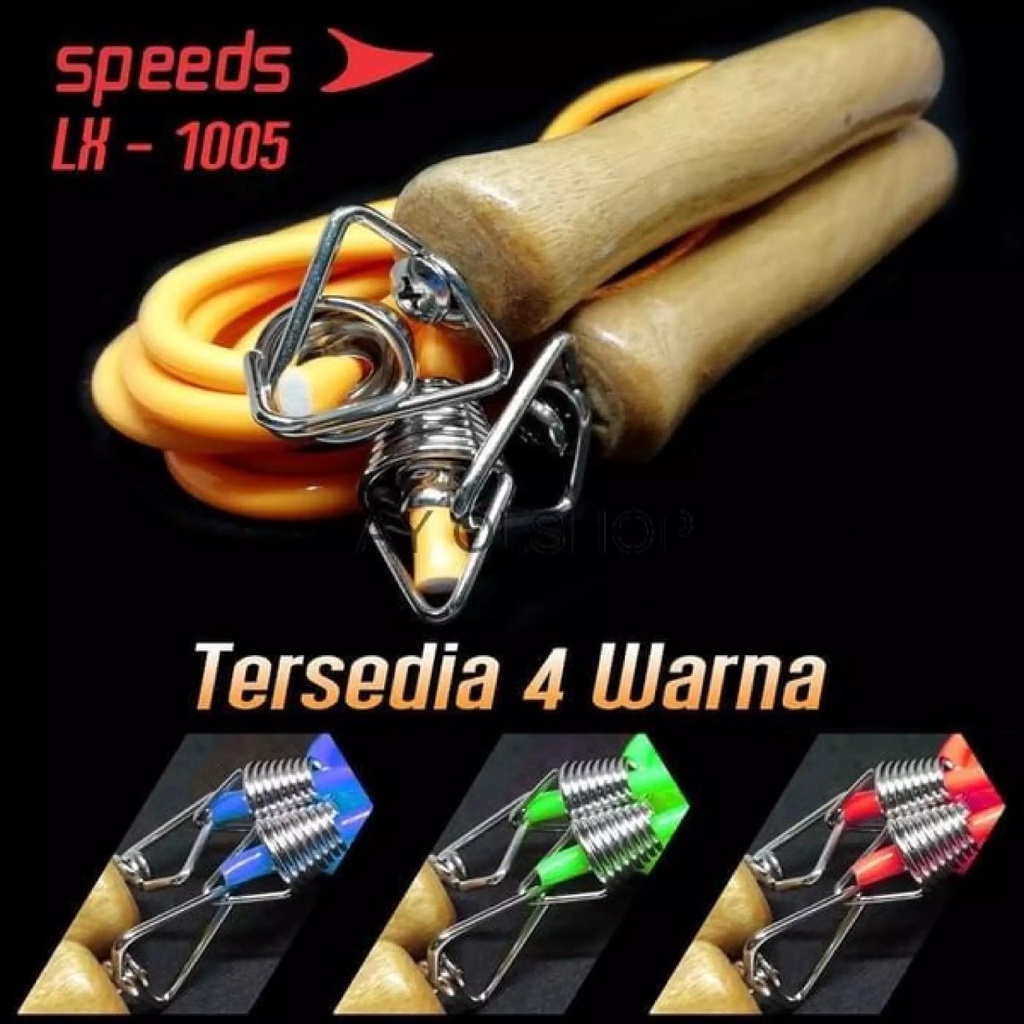 Skiping kayu termurah/ jump rope 3M speeds LX -1605 TERMURAH