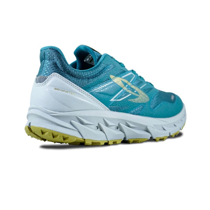 Gwg01Wf 910 Nineten Yuza Evo Sepatu Trail Running - Hijau/Abu-Abu/Emas - 41 6G405Rf