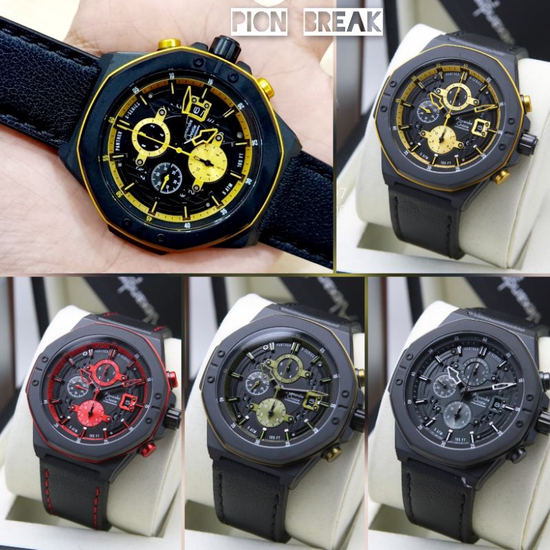 JAM TANGAN PRIA KULIT CHRONO AC 6597 | AC6597 ORIGINAL