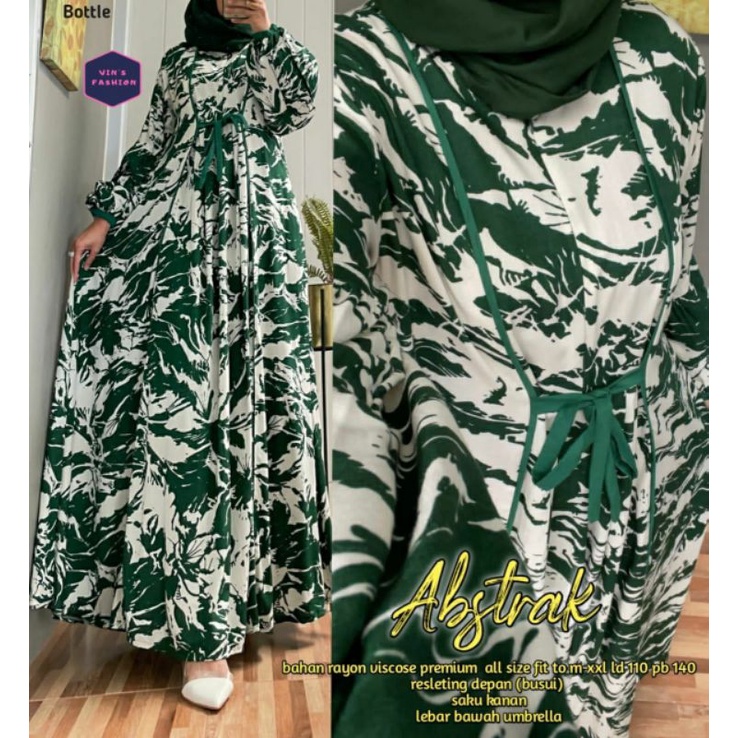 Abstrak Dress///gamis abstrak//gamis terbaru
