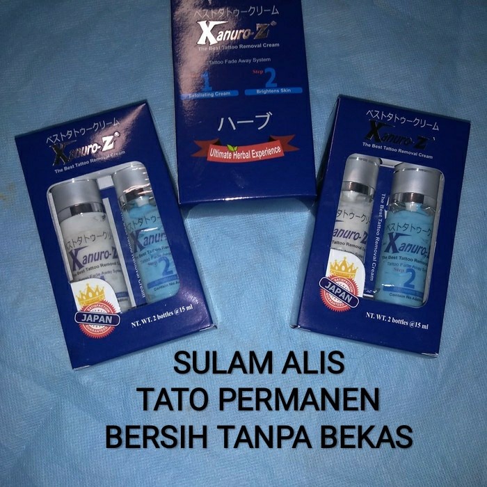 

Obat Penghilang Tato - Penghapus Tatto Sulam Alis Xanuro-Z Terlaris