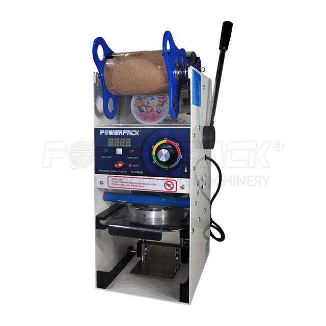 POWERPACK CS-M868i Cup Sealer Manual With Digital Counter Mesin Penyegel Gelas Plastik