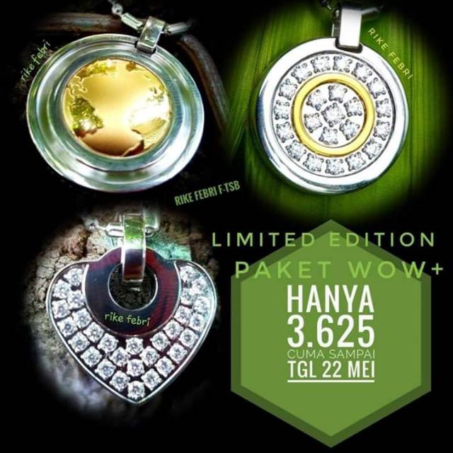 Promo MCI Kalung pendant couple limited edition free kalung hati MCI