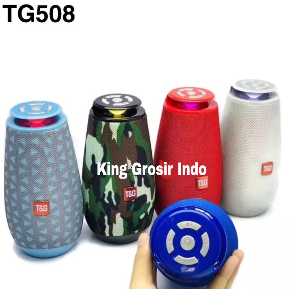 Speaker Bluetooth TG508 Portable Wireless Speaker TG 508 LED