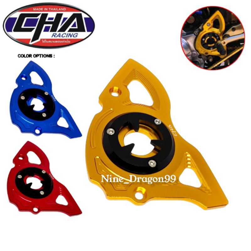 Cover Gear Depan CNC Yamaha Xabre Vixion R15 R25 Mx King Tutup Depan Gear Full CNC