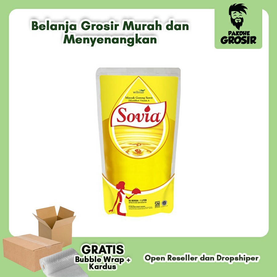 

Sovia Minya Goreng 1 liter / Minyak Goreng