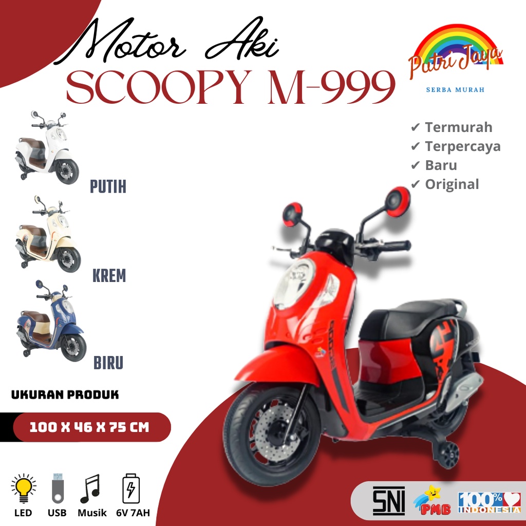 Motor Aki Anak Scoopy PMB M-999