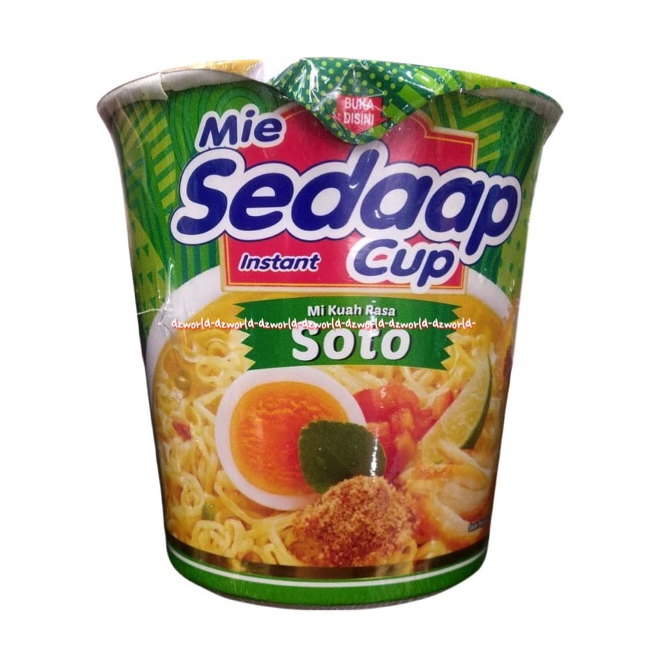 Mie sedaap Soto Mi Kuah dalam Cup mie dalam mangkok Mie Rasa Soto Mie Instan Cap Mie Sedap Cups Misedap