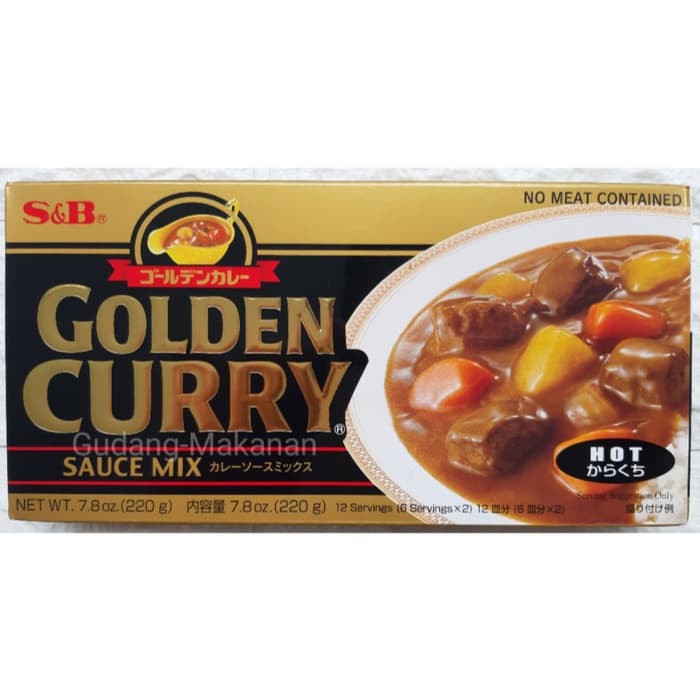 

S&B GOLDEN CURRY 220 GR HOT