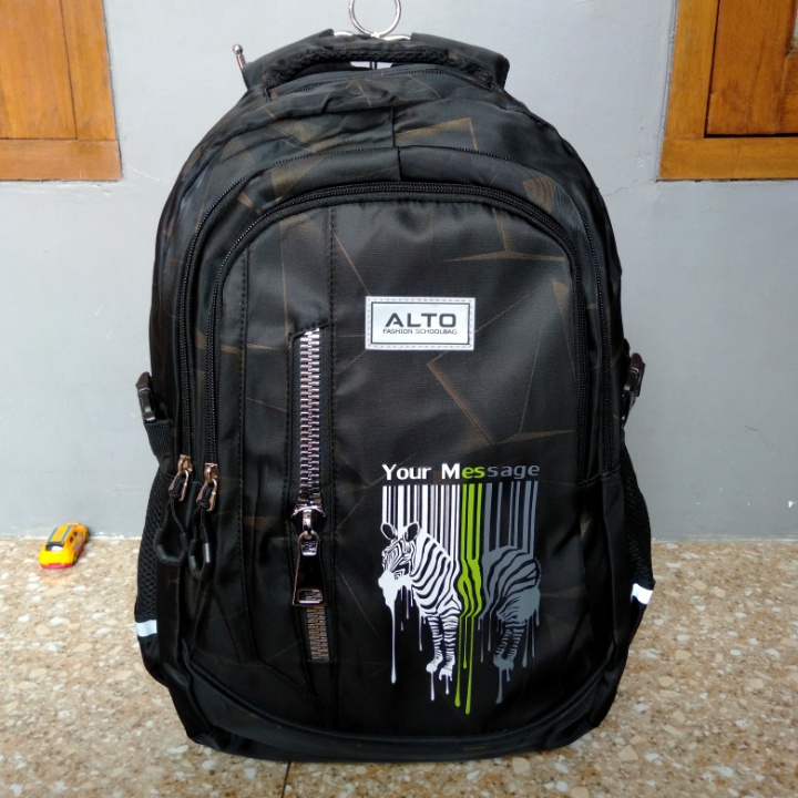 Tas Ransel Alto Original Black Zebra