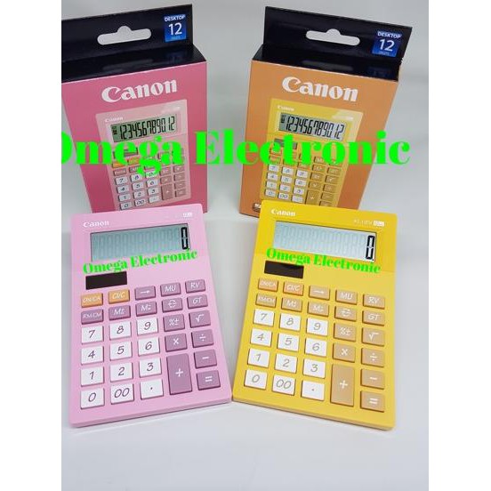 

GROSIR Canon AS-120V Calculator Desktop Kalkulator Meja Kantor Stylish Warna Warni Colorful AS 120 V