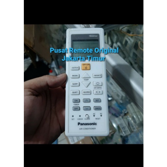 REMOTE REMOT AC PANASONIC INVERTER 02650 NANOE-G ORIGINAL ASLI