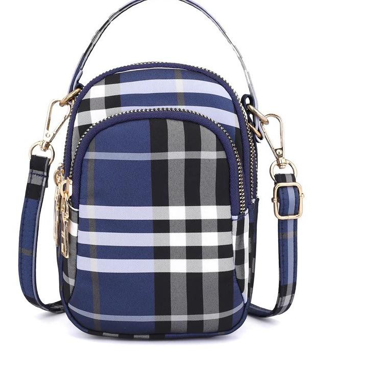 ✅ GVP Tas Wanita Import Jinjing Selempang CHIBAO Mini CB Pattern Motif BXXBERRY Style Parasut Readys