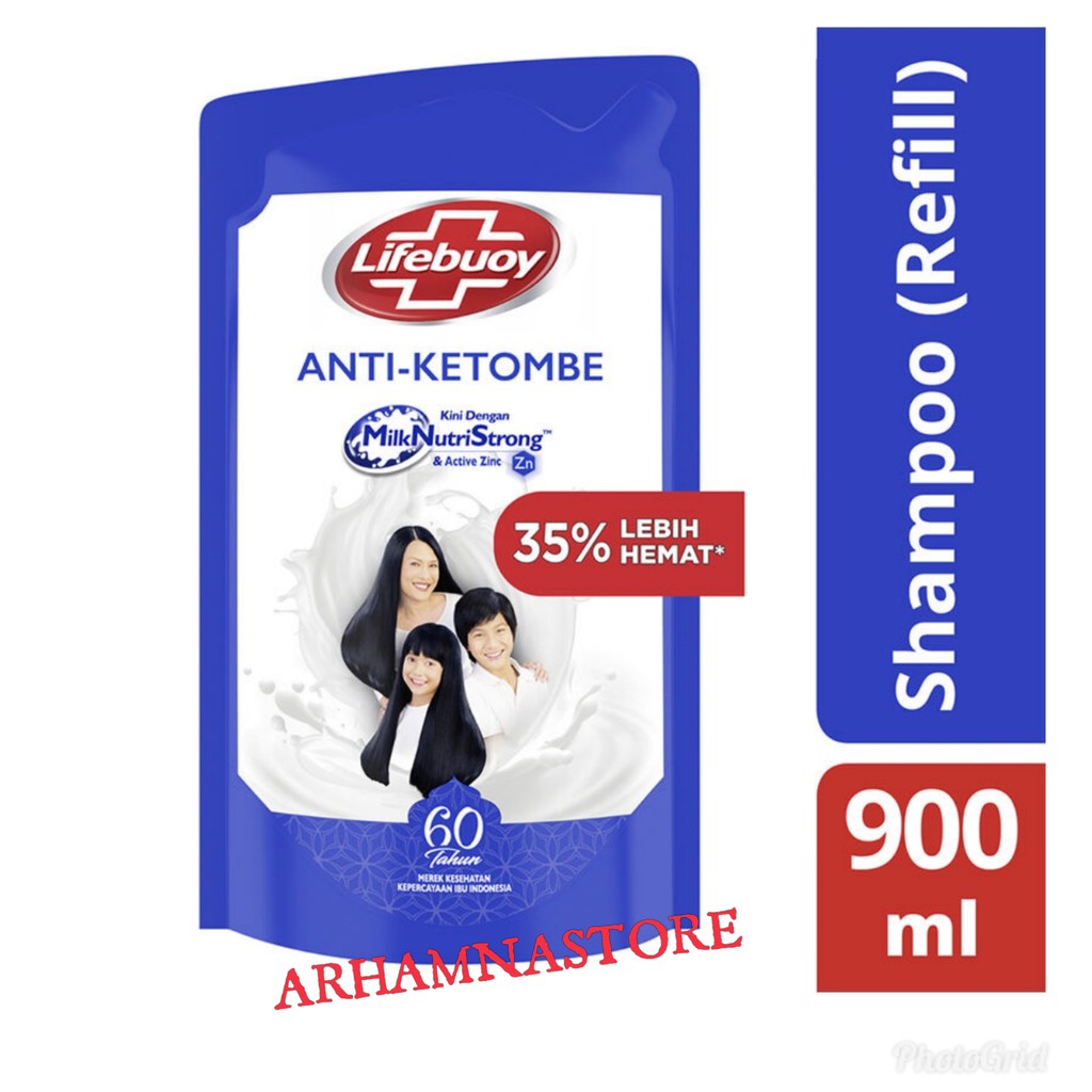 Jual LIFEBUOY Shampoo Anti Dandruff Pouch 900ml Indonesia