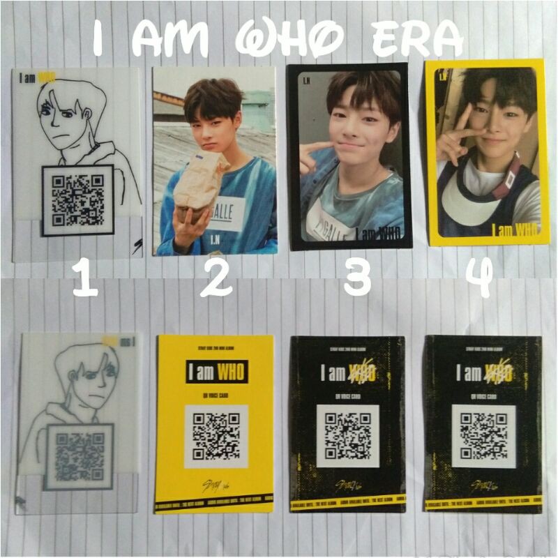STRAYKIDS IN I AM WHO PHOTOCARD