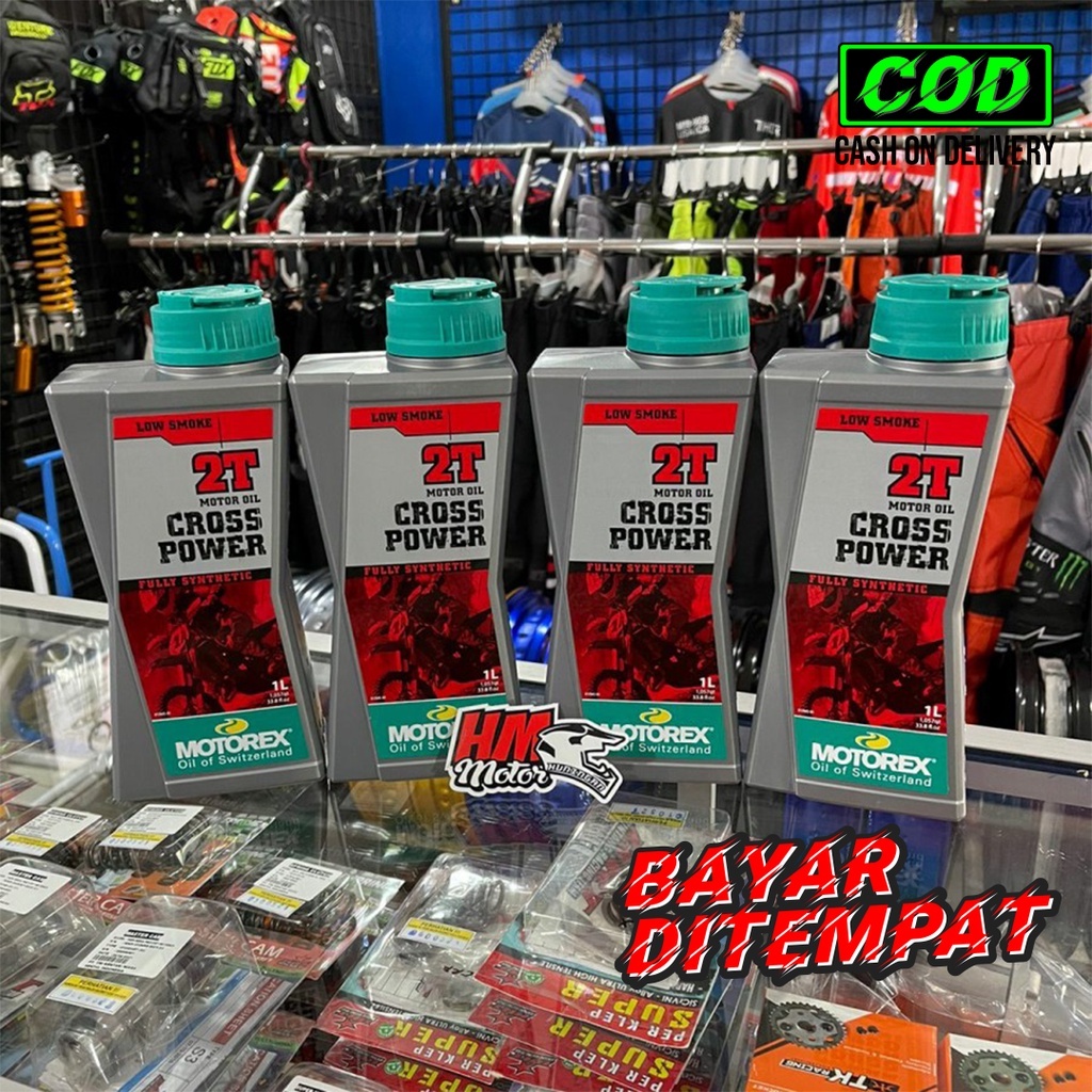 Oli Cross Power motorex 2T untuk oli samping