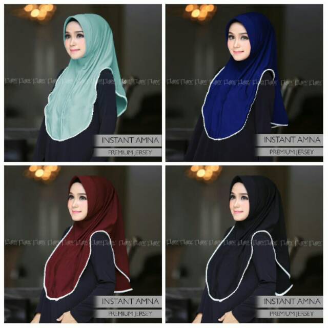 Jilbab Instant Amna ORI Flow Idea Hijab