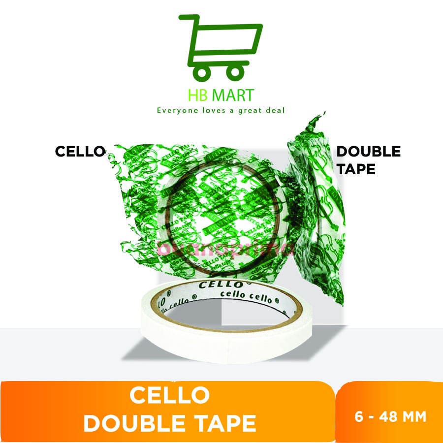 

Double Tape Cello 24 mm x 8 Meter Double Side Tape 1 Inch