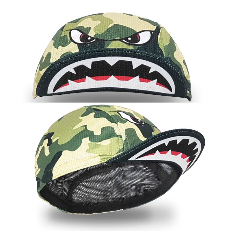 Topi Sepeda Topi Gowes Topi Bersepeda Cycling Cap OFDY MOTIF CAMO TERBARU