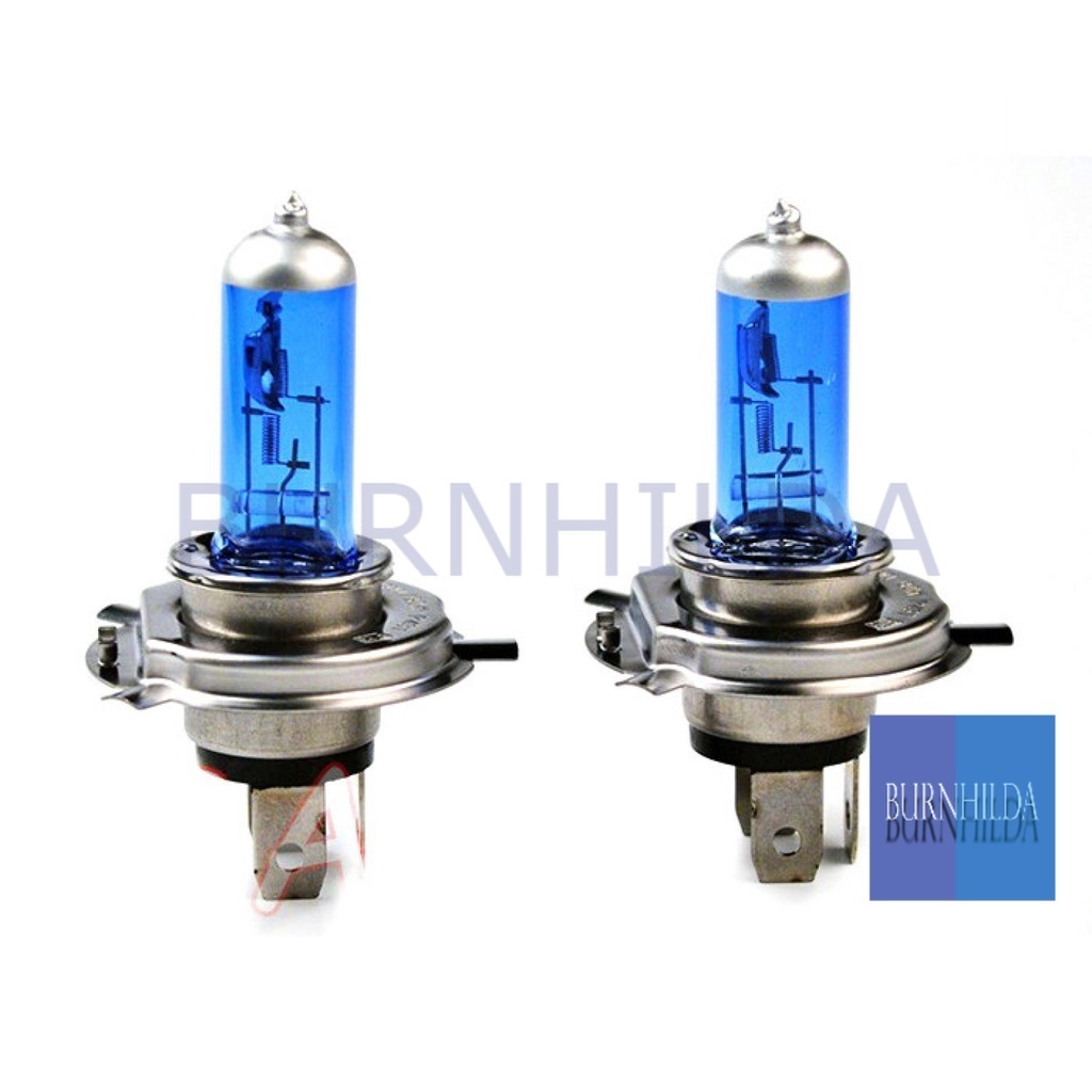 Lampu Mobil Headlight Halogen Xenon H4 4000K 100/90W 1 PCS mobil motor burnhilda