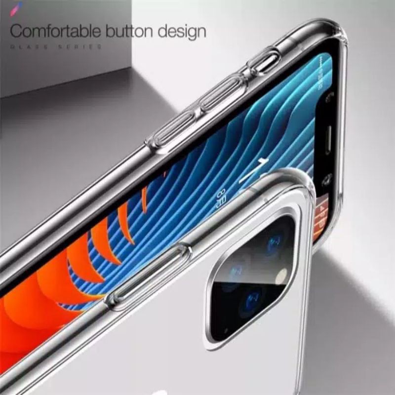 IPHONE 11 PRO 11 PRO MAX 11 X XR CLEAR HD 1.0 CASING SOFTCASE SILIKON BENING