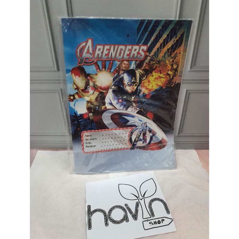 SAMPUL BUKU TULIS-Fancy AVENGER KWARTO