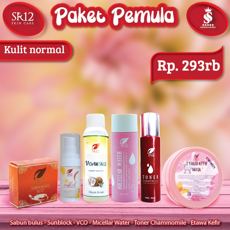 PAKET PEMULA KOMPLIT HEMAT / MENETRALKAN KULIT / MENCERAHKAN KULIT / PAKET KULIT KUSAM