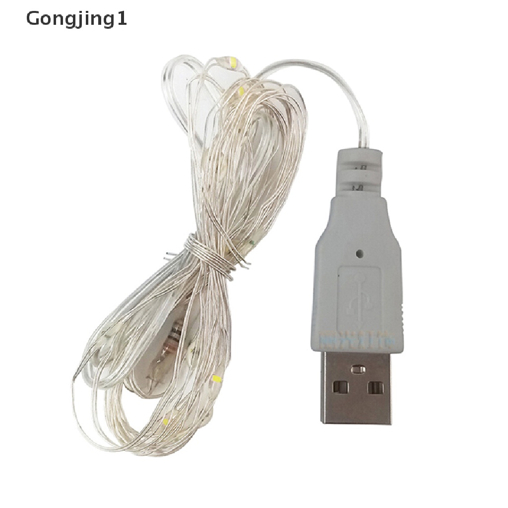 Gongjing1 Lampu Tumblr 20-Led 3M 30-Led Tenaga Usb Panjang 2M