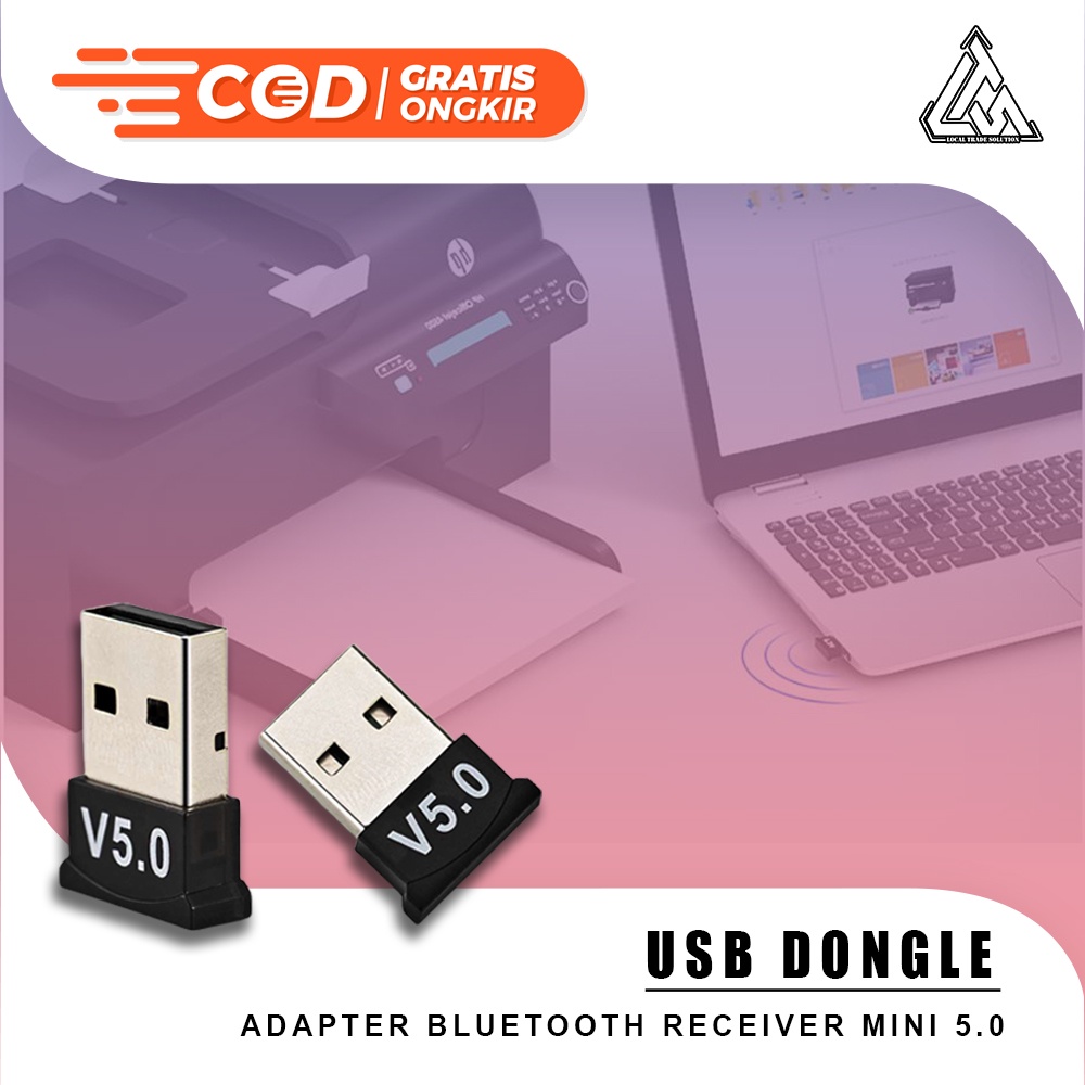 Bluetooth Receiver Mini 5.0 Transmitter Usb Dongle Adapter Pc Komputer Konektor Bluetooth Speaker Mouse Keyboard Wireles