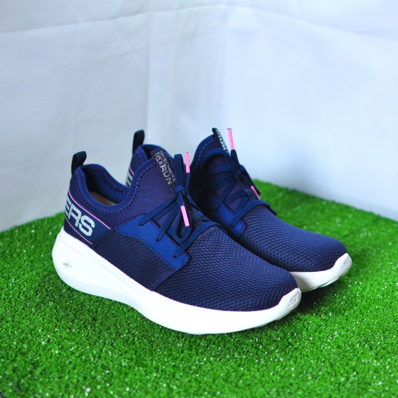 Sepatu Skechers Go Run Fast Navy Original