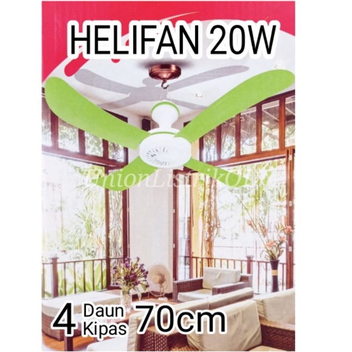 Kipas Gantung Helifan 20W Diameter 70cm