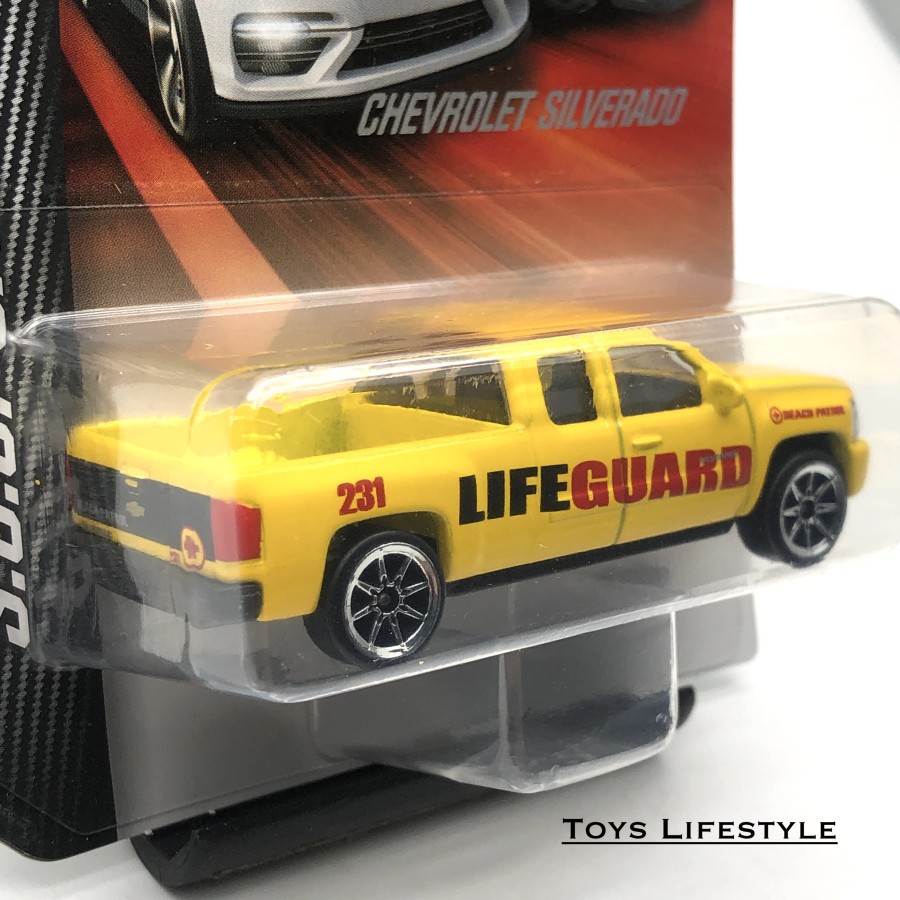 Mobil Majorette Diecast - Chevrolet Silverado Life Guard 1:64