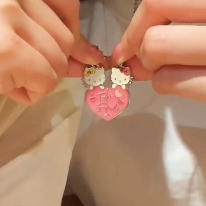 Kalung Dengan Liontin Bentuk Kucing Untuk Hadiah Ulang Tahun