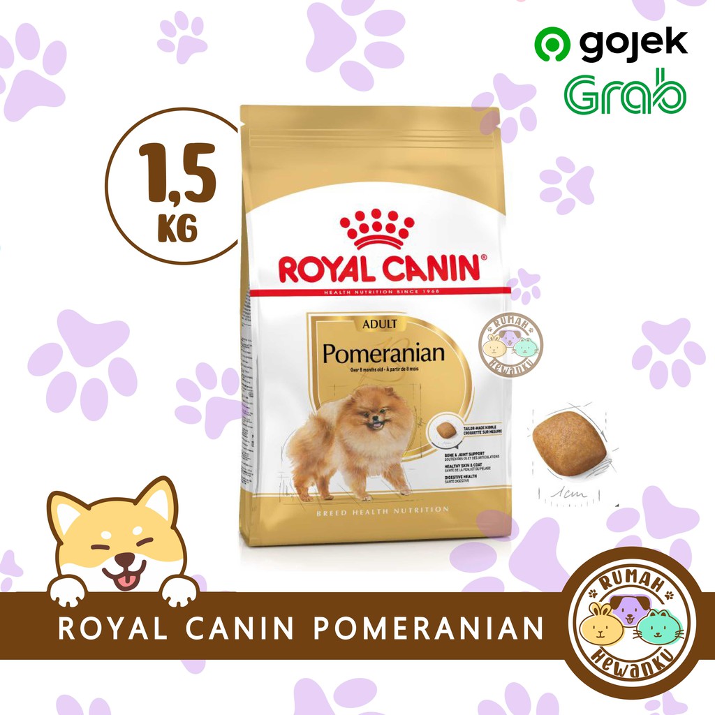 Royal Canin Pomeranian Adult 1.5 Kg (MAKANAN ANJING JENIS POMERANIAN)