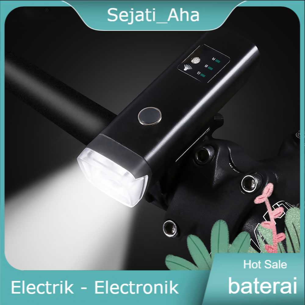 TaffLED Lampu Sepeda LED USB Rechargeable XPG 350 Lumens - HJ-047